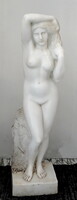 Venus (naked) huge marble statue, garden statue