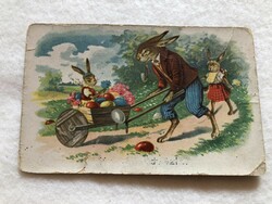 Antik, régi litho Húsvéti  képeslap                             -10.