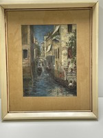 Venetian landscape / signed /