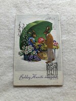 Antik, régi litho Húsvéti  képeslap                             -10.