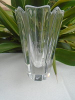 The Orrefors, Swedish crystal vase is a wonderful piece
