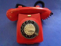 CB 76 PIROS TÁRCSÁS TELEFON 1984