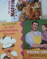Dr. Oetker recipe books 2. Bereznay: cooking is child's play, my first cake book 3 books in one