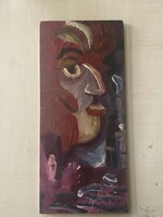 Miklós Németh: abstract female face