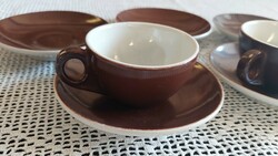 Old Zsolnay coffee set, replacement cup base