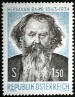 A1130 /  Ausztria 1963 Hermann Behr költő bélyeg postatiszta