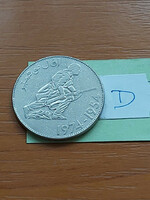 Algeria 5 dinars 1974 (1954 -1974 20th Anniversary - revolution) nickel #d