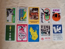 Card calendar 1969 2x10 pcs d
