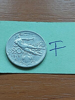 Italy 20 centesimi 1912 nickel, iii. King Victor Emmanuel #f