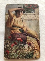 Antique, old postcard -10.