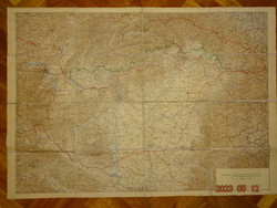 Hungary (highlands) map 1938 Hungarian-Czech military commission 'temporary demarcation line'