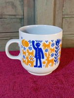 Alföldi Norwegian or chibi pattern children's mug