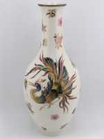 27cm zsolnay phoenix bird vase!