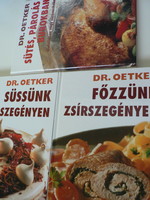 Dr. Oetker's recipe books 3. Bake 3 books together in a low-fat, baking envelope