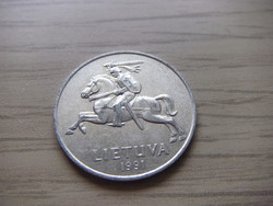 5 Cents 1991 Lithuania