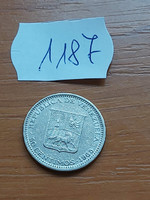 Venezuela 50 centimeter 1965 nickel, simón josé antonio bolivar 1187