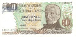 50 Argentine Pesos 1983-85 Argentina unc