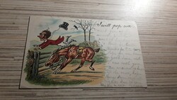 Antique humorous postcard.