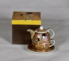 Klimt teás kiöntő és csésze (25030)
