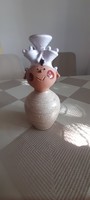 Beke Györgyi ceramic candle holder, vase