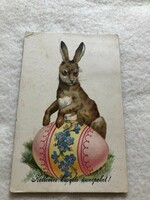 Antik, régi litho Húsvéti képeslap                                    -10.