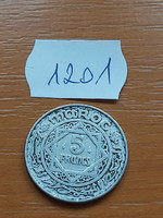 Morocco morocco 5 francs francs 1951 1370 alu. 1201