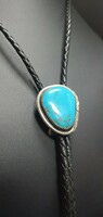Native American bolo tie. With turquoise.