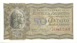 50 centavos 1951 Argentina 2. UNC