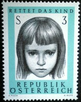 A1222 /  Ausztria 1966 Osztrák Gyermekmentő Társaság bélyeg postatiszta