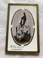 Antique, old Easter postcard - 1911 -10.