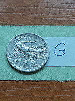 Italy 20 centesimi 1913 nickel, iii. King Victor Emmanuel #g