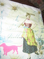 Cute Bavarian motif vintage style pillowcase