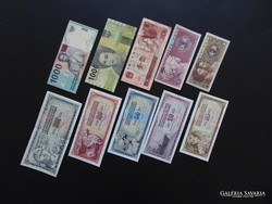 10 pieces of foreign nice crisp banknotes 04