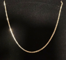 Solid 925 silver royal chain necklace - new