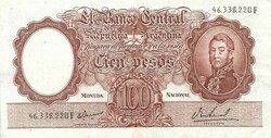 100 pesos 1967-69 Argentina