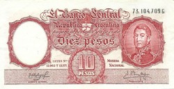10 pesos 1954-63 Argentina 1.