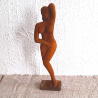Old wooden female nude