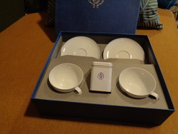 Rosenthal, tea set for two, a box of Dalmayer, with original black tea