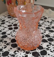 Bohemia Czech small pink vase