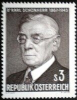 A1234 /  Ausztria 1967 Karl Schönherr bélyeg postatiszta