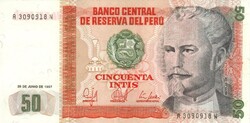 50 intis 1987 Peru UNC