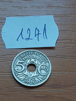 France 5 centimeter 1925 copper-nickel 1241