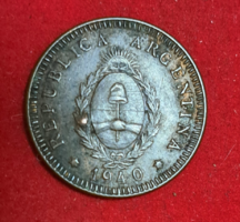 1940. Argentína 10 Peso (411)