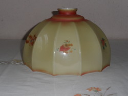 Vintage glass lampshade with lampshade