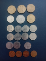 1 Lei leu Romanian coin and 345 bani change