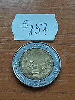 Italy 500 lira 1983 r, bimetal, Quirinale Palace Rome s157