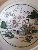 A spectacular fun antique plate