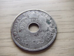 1  Penny  1935  Brit Nyugat Afrika
