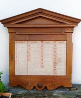 Old residential list, residential listing board