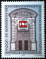 A1420 /  Ausztria 1973  Nemzetközi Statisztikai Intézet bélyeg postatiszta